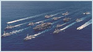 Image of a naval fleet